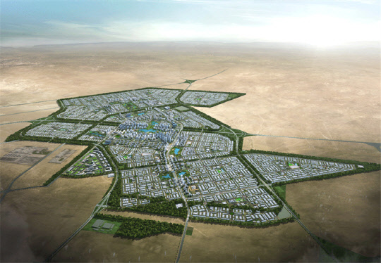 압둘라 신도시 조감도. <LH 제공>